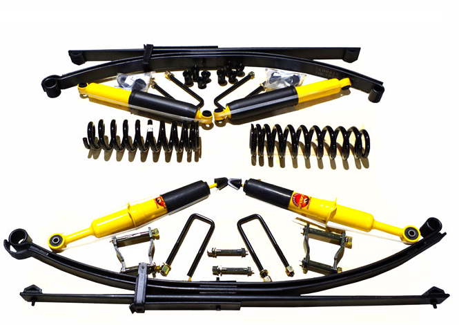TERRAIN TAMER-KIT DE SUSPENSION  AVEC LAMES PARABOLIQUES 700-850KG REHAUSSE +40/50MM POUR FORD RANGER PX DE 2012 A 2018