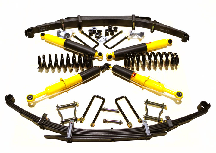 TERRAIN TAMER-KIT DE SUSPENSION REHAUSSE +40/50MM POUR NISSAN NAVARA D23 RESSORT ARRIERE A LAMES