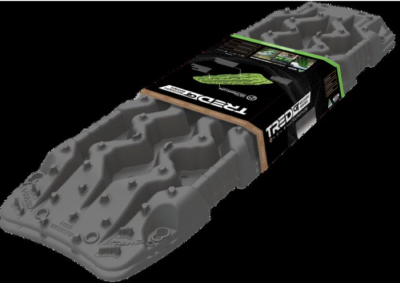 TRED-Plaques à sable Tred GT Recovery grise - La paire-Dimensions 31x107cm - Hauteur 7cm