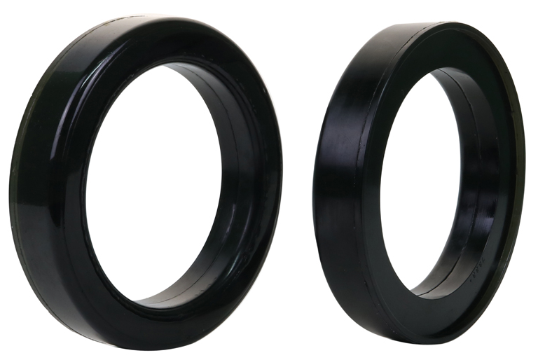 NOLATHANE-Paire de cales de ressorts arrières Whiteline pour HDJ80 HDJ100 30mm