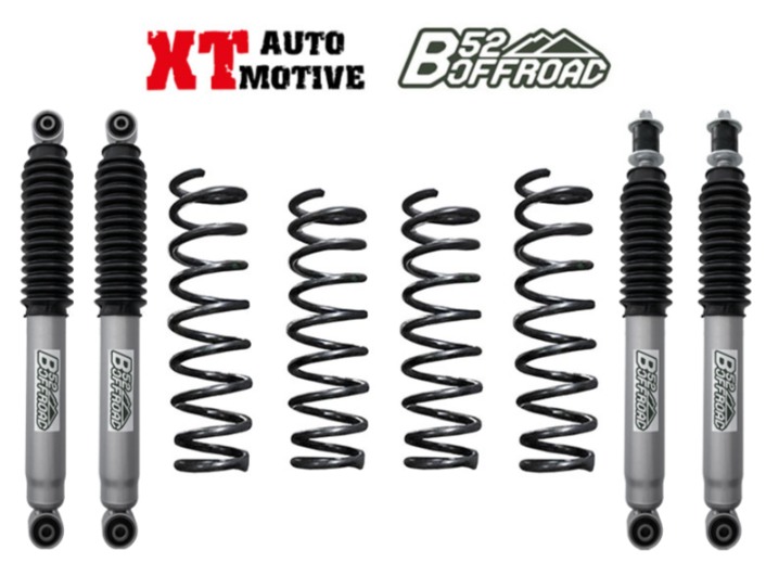 B52 +XT AUTOMOTIVE-KIT DE SUSPENSION TOUT-TERRAIN COMPLET XT/B52 +4 CM POUR SUZUKI JIMNY ESSENCE- DISPONIBLE EN MAI