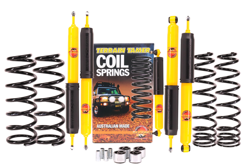 TERRAIN TAMER-KIT DE SUSPENSION REHAUSSE +40/50MM POUR TOYOTA HDJ80