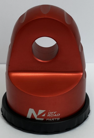 Arrêt de corde 8T en aluminium anodisé rouge pour fixation manille N4-Offroard