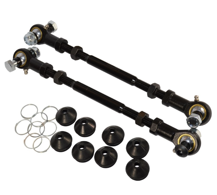 KIT BIELETTE BARRE STAB ARRIERE REGLABLE WRANGLER JK-+POUR REHAUSSE JUSQU'A 6 POUCES