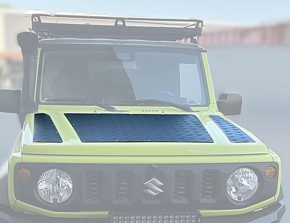 Protection capot aluminium strié 2mm Suzuki Jimny 2018+ N4-Offroad