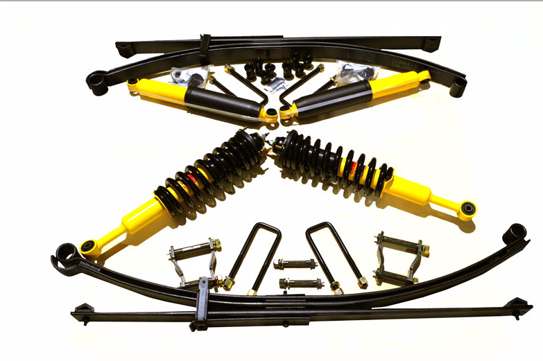KIT DE SUSPENSION COMBINÉ ASSEMBLÉ TERRAIN TAMER REHAUSSE +40/50MM TARAGE +700KG POUR TOYOTA HILUX VIGO DE 2005 A 2015