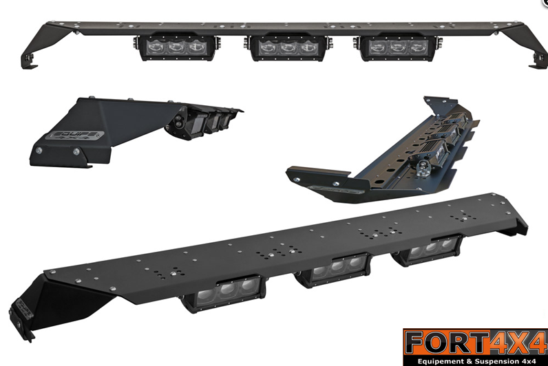 Support de phare pour barre de toit Defender (vendu sans eclairage )
