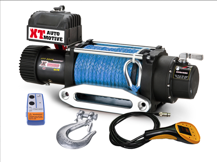 TREUIL XT 12500 24V TEXTILE-capacité de charge 12 500 lb (5 600 kg), Moteur de 8,1 ch