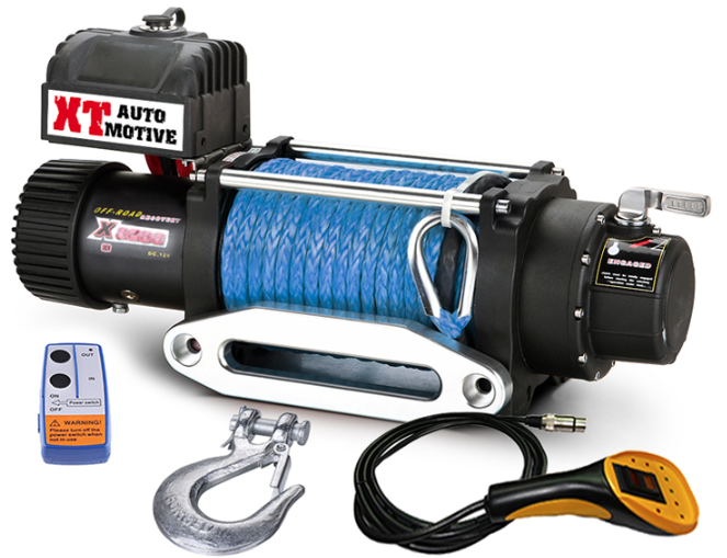 TREUIL XT 8288 12V-8288lbs (3760kg) Moteur de 6,8 ch,  avec solénoïdes renforcés de type Albright,disponible 1 septembre 