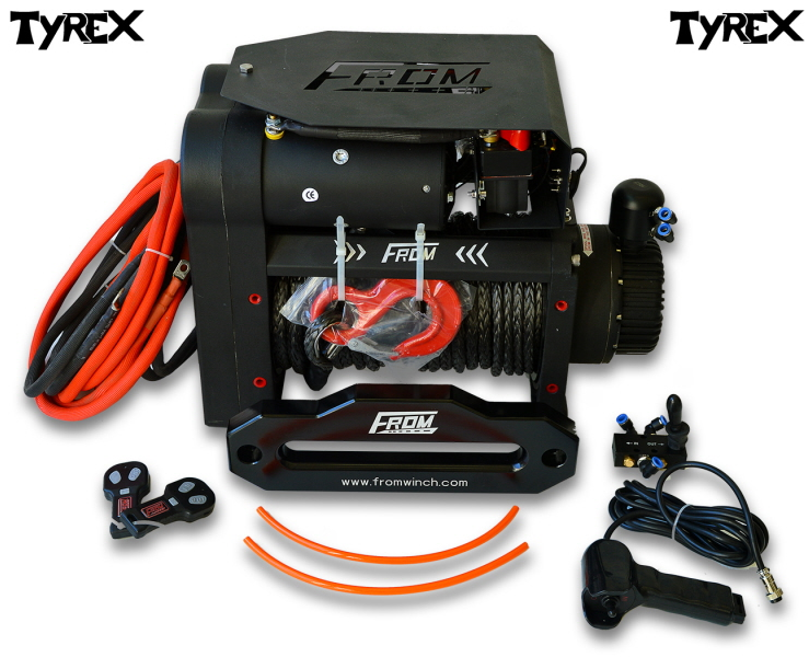 TREUIL TYREX-FROM 12000 LB CÂBLE TEXTILE 2 MOTEURS de 7 CV 