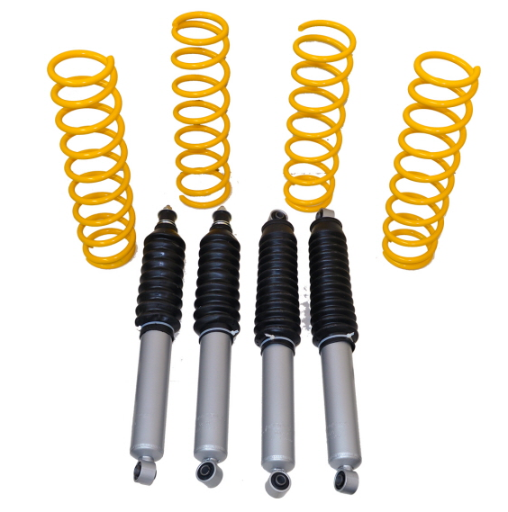 KIT DE SUSPENSION RAPTOR 4X4 + 5 CMS -4 AMORTISSEURS + 4 RESSORTS medium 