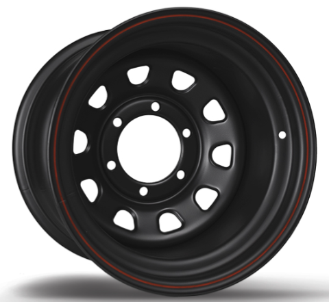 JANTE DAYTONA NOIRE 17x8 ET 10 POUR JEEP - JK -JL ET JEEP GRAND CHEROKEE À PARTIR DE 99