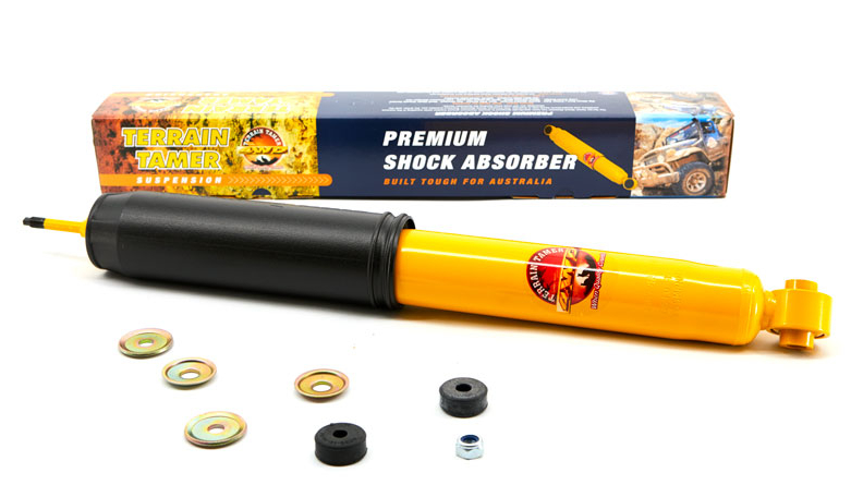 AMORTISSEUR GAZ RENFORCE GRANDE CAPACITE TERRAIN TAMER ARRIERE POUR MISTUBISHI PAJERO III & IV-+30 à +70mm (selon modèle)