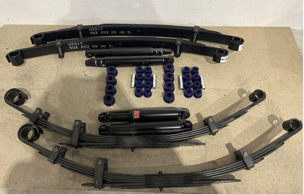 Kit suspension medium +5cm pour Suzuki Santana Samurai - Essence châssis court 1999->2003
