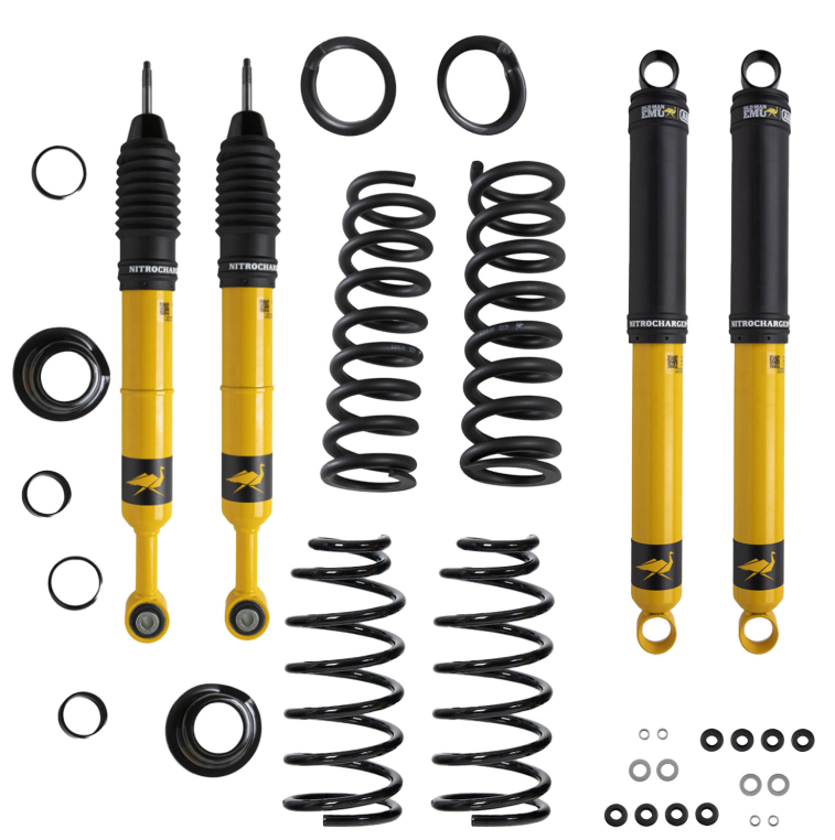 KIT DE SUSPENSION OME NITRO+ REHAUSSE +40/50MM TARAGE +200KG POUR TOYOTA J 250