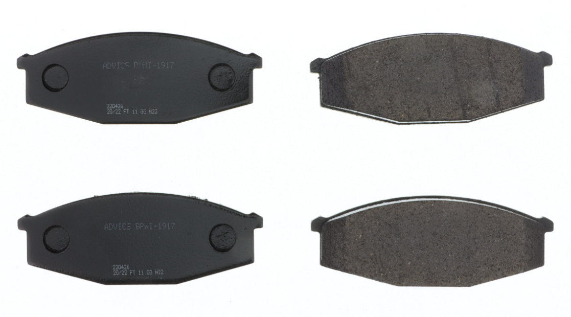 AISIN-Plaquettes de frein avant Patrol 160 260 et GR Y60 - qualité origine-Longueur 142mm - Hauteur 53.5mm - Epaisseur 16.5mm