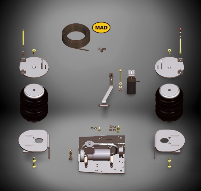 MAD-Renforts de suspension pneumatique arrière pour TOYOTA Hi-Lux (05/2015 - Actuel)