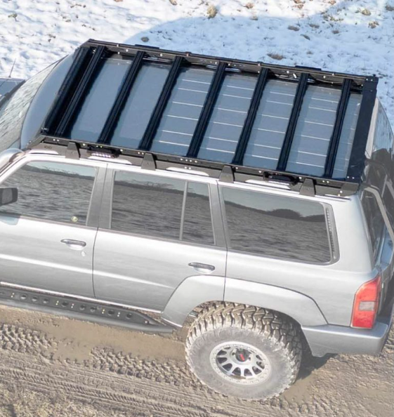 Galerie de toit en aluminium pour Nissan Patrol Y61 LWB 5 portes