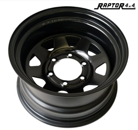 PACK 4 JANTES RAPTOR 4X4 8X16 ET-35 TOYOTA NISSAN NOIRES CB 110 -Dotz Dakar. Fabriqué en Suisse. PACK 4 JANTES RAPTOR 4X4 8X16 ET-35 TOYOTA NISSAN NOIRES CB 110 -Dotz Dakar. Fabriqué en Suisse.