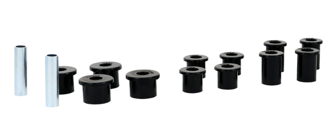 Kit silent blocs polyuréthane Nolathane lames de suspension arrière Toyota Hilux Vigo et Revo