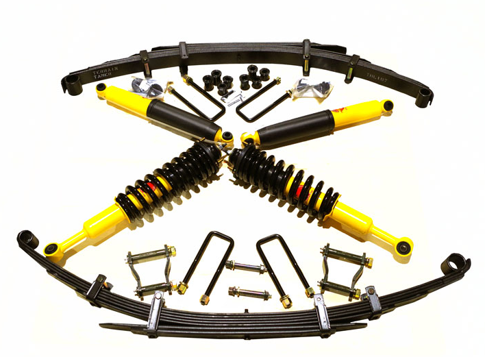 KIT DE SUSPENSION COMBINÉ ASSEMBLÉ TERRAIN TAMER REHAUSSE +40/50MM POUR MITSUBISHI L200 KB4