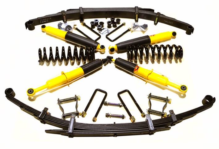 KIT DE SUSPENSION TERRAIN TAMER REHAUSSE +40/50MM POUR MITSUBISHI L200 KB4