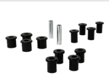 Kit silent blocs polyuréthane Nolathane lames de suspension arrière L200 avant 2016- Kit de 12 pièces pour les deux côtés - Øext silent blocs avant 36mm 