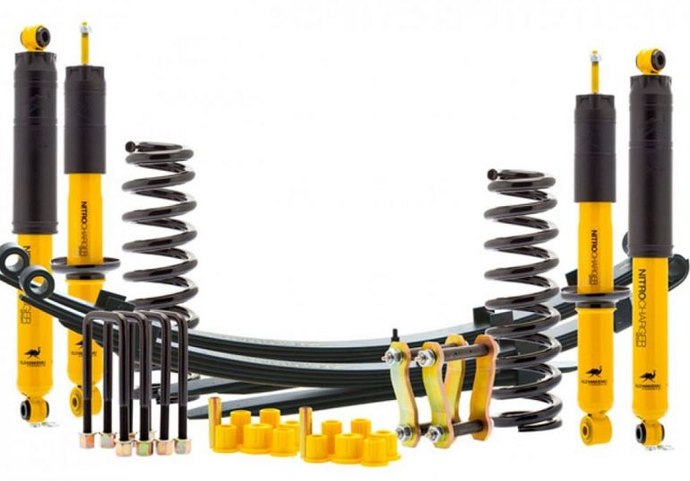 KIT DE SUSPENSION OME NITROCHARGER PLUS REHAUSSE +40MM TARAGE +600KG et ressorts + 100 kg  POUR ISUZU DMAX A PARTIR DE 2020