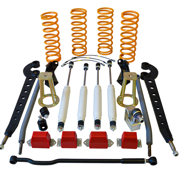 Configuration extrême pour Land Rover Raptor 4x4 : +10 cm (cliquer sur la loupe pour plus d'informations)