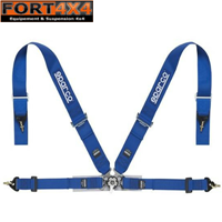 HARNAIS DE SECURITE 4 POINTS SPARCO SPORT HOMOLOGUE FIA BLEU