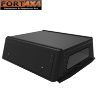 ALU CAB - HARDTOP EXPLORER 3 POUR TOYOTA HILUX REVO DOUBLE CABINE - ALUMINIUM LISSE NOIR