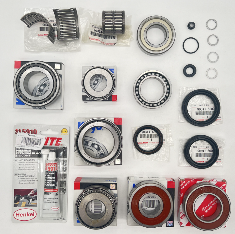 Kit réfection boîte de transfert HDJ80 avec différentiel central- (sans visco coupleur)