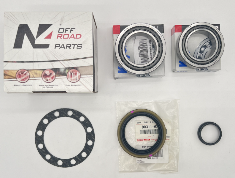 Kit roulement de roue arrière Land Cruiser HDJ80 HZJ7 avec freins à disques 