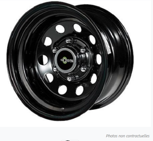 PACK 4 JANTES JANTE MODULAR NOIRE  8X16 ENTRAXE 6X139.7 ET-25 