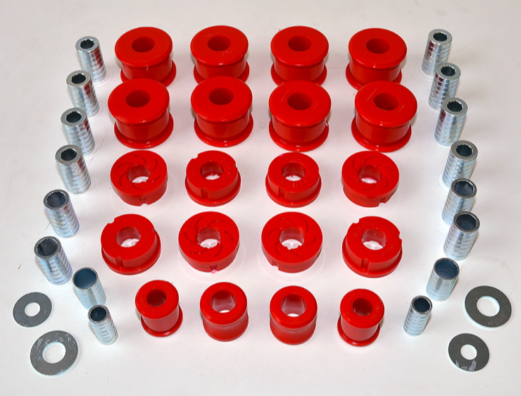 Kit complet en polyuréthane pour phares carrés Toyota Série 7- KZJ EST  LJ -TIRANTS ET BARRES PANHARDS 