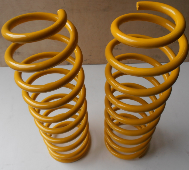 PAIRE DE RESSORTS ARRIÈRE +5 CM JAUNES POUR TOYOTA LJ phares ROND