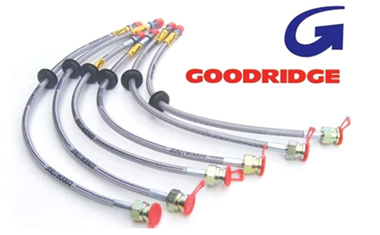 GOODRIDGE-Kit durites de Frein aviation en inox PAJERO-durites rallongees pour vehicule rehausse +5cm