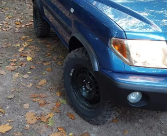 ELARGISSEUR D AILES UNIVERSEL POUR 4X4 largeur 7 cms (4 bandes de 1,5 m) avec fil acier