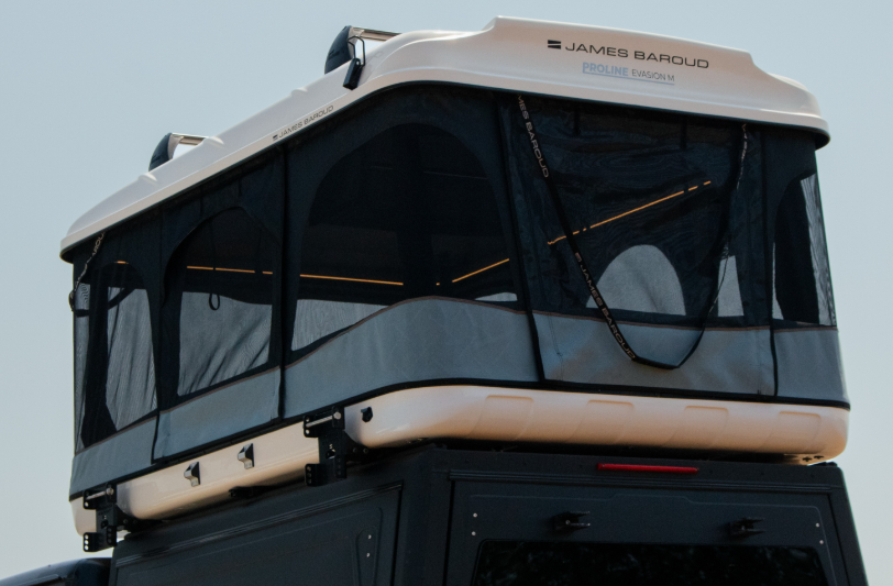 Nouveau-Tente de toit James Baroud Evasion Proline M blanche