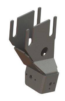 Support de barre Panhard avant Nissan Patrol Y60/Y61 -Produit brut, prêt à souder