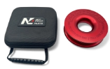 Anneau de treuillage alu 13.5T Ø148mm rouge N4-Offroad avec etui