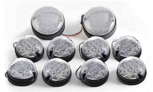 Kit 10 LED Land Rover Defender enaluminium-(1987-2015) IP67 imperméable