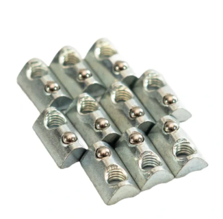 Jeu d'écrous de fixation pour barres transversales de toit IOD (10 pièces)