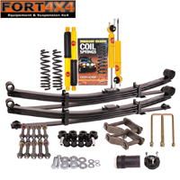 TERRAIN TAMER - KIT DE SUSPENSION REHAUSSE +40/50MM AVEC LAMES PARABOLIQUES +0/400 KG POUR VOLKSWAGEN AMAROK (2023+)