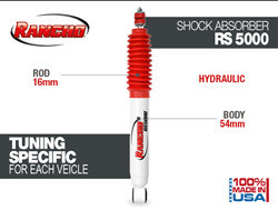 AMORTISSEUR RANCHO 5000 POUR SUZUKI JIMNY AVANT + 7.5cm diesel