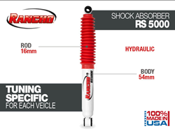 Amortisseur Rancho 5000 pour Suzuki Jimny arrière + 4cms essence 