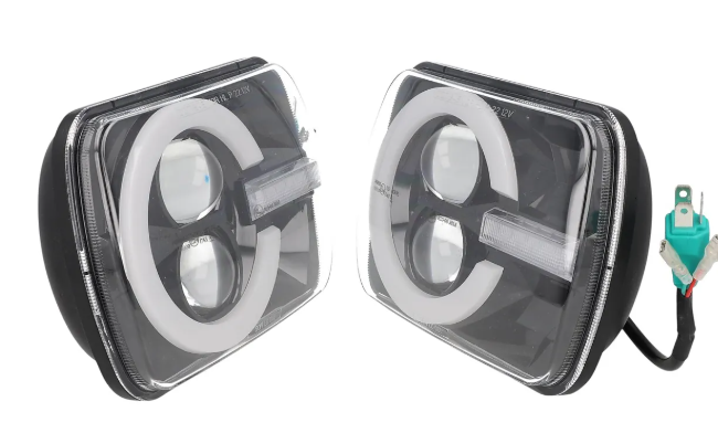 Paire de Phares LED homologués 5x7 