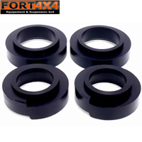 CALES DE RESSORTS EN POLYURETHANE +4CM - 90ShA - KIT DE 4 - BLEU