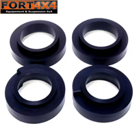 CALES DE RESSORTS EN POLYURETHANE +3CM - 90ShA - KIT DE 4 - BLEU