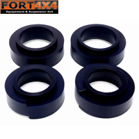 CALES DE RESSORTS EN POLYURETHANE +5CM - 90ShA - KIT DE 4 - BLEU